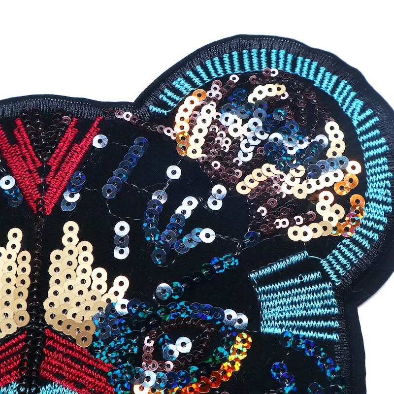 Дикий стильный леопардовый комплект одежды головка аппликационные заплатки