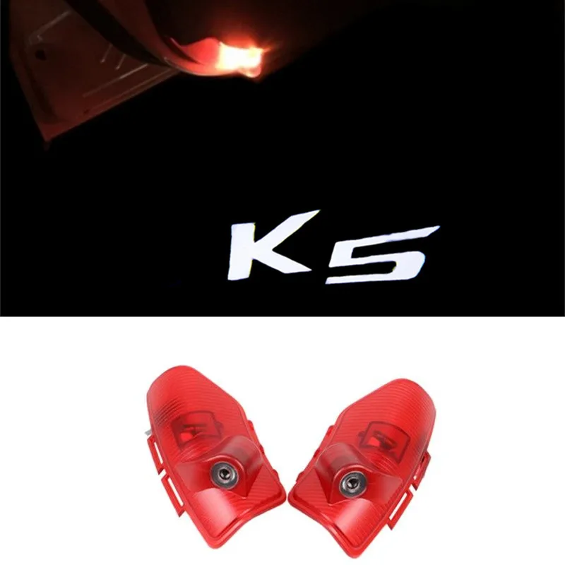 

2PCS LED Logo Emblem Car Door Light Projector Laser Lamp Welcome Light For K5 Sorento CERATO OPTIMA K5 Logo Door Courtesy Light