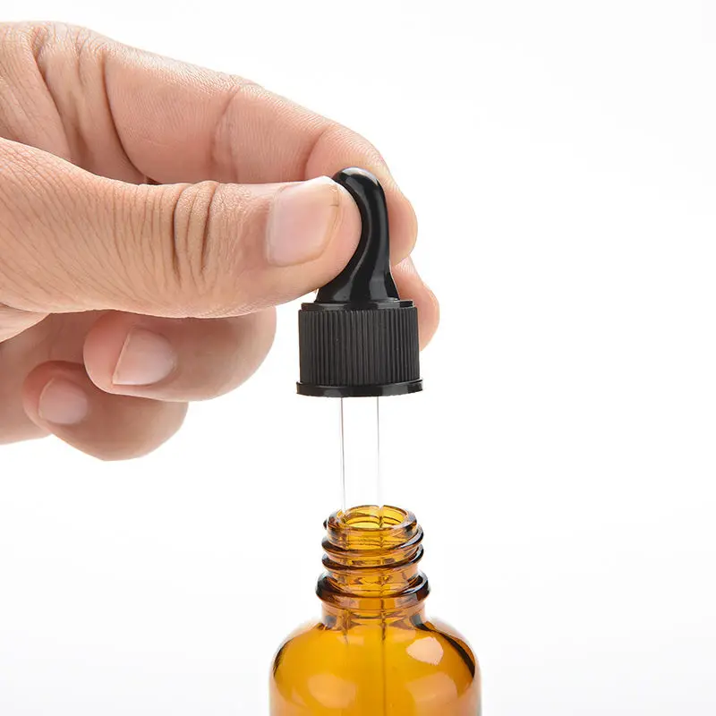 10/15/30/50/100ml Reagent Eye Dropper Amber Glass Bottle Lotion Sprayer Essential Oil Spray Aromatherapy Liquid Pipette Bottle