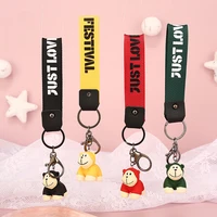 creative cartoon gorilla key chain cute couple car pendant key ring small gift of bag accessories keychain