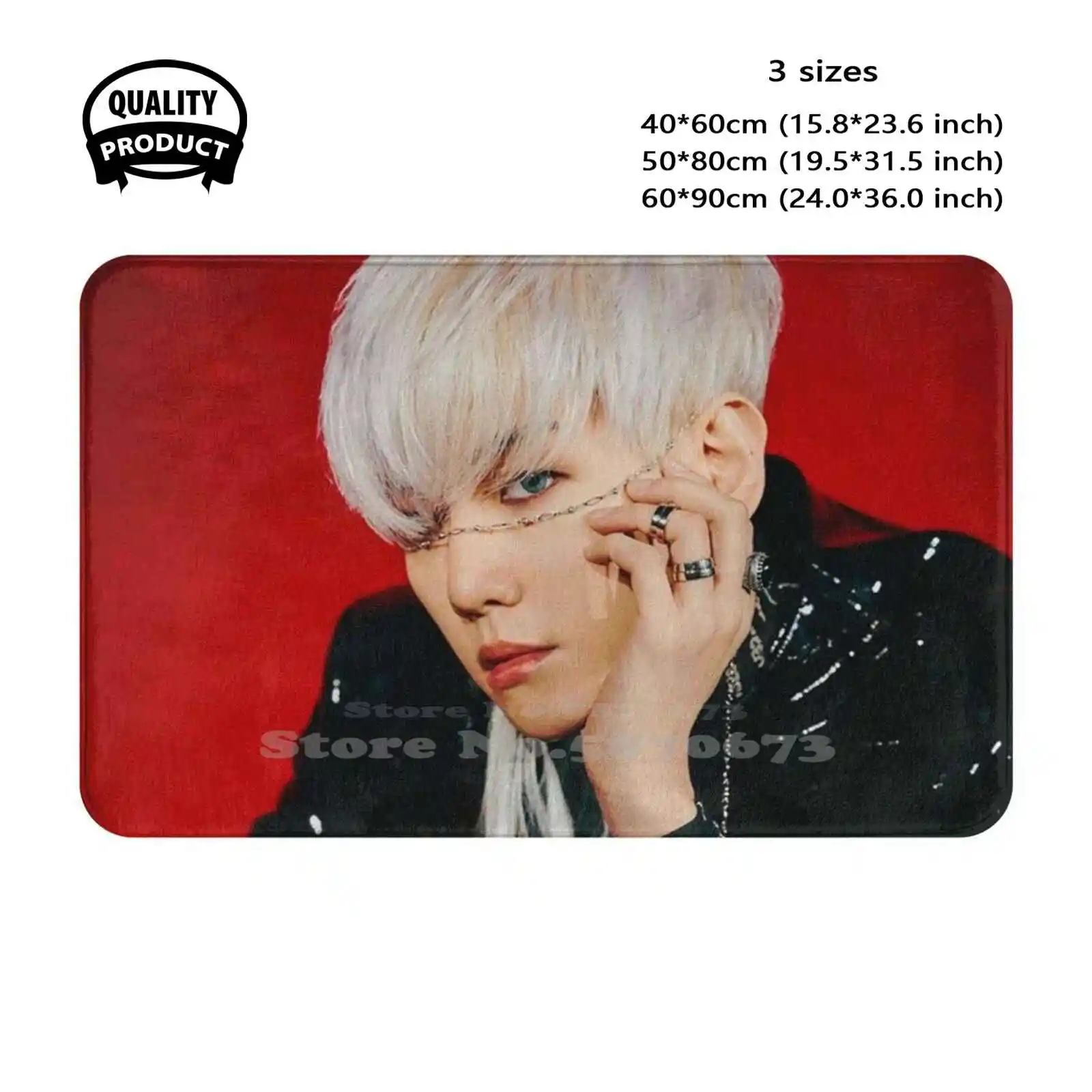 Мягкая подстилка без названия домашний коврик дверной Xiumin Baekhyun Chen Chanyeol D O Do Kai Sehun