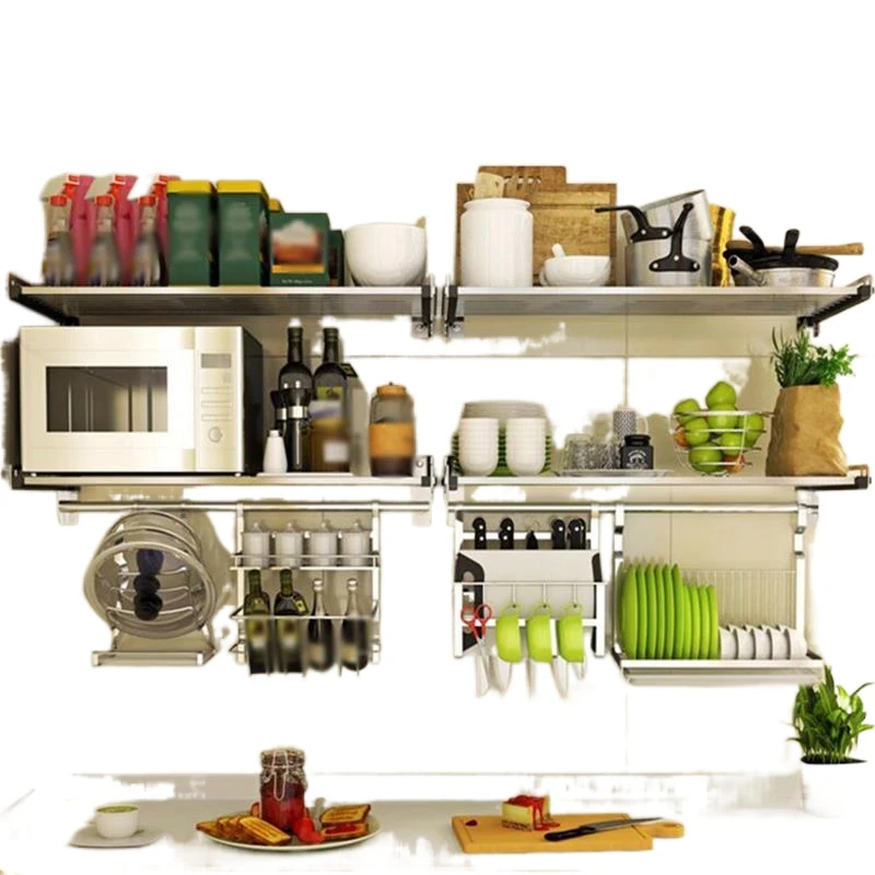 Аксессуары для кухонной утвари органайзер из нержавеющей стали|Полки и