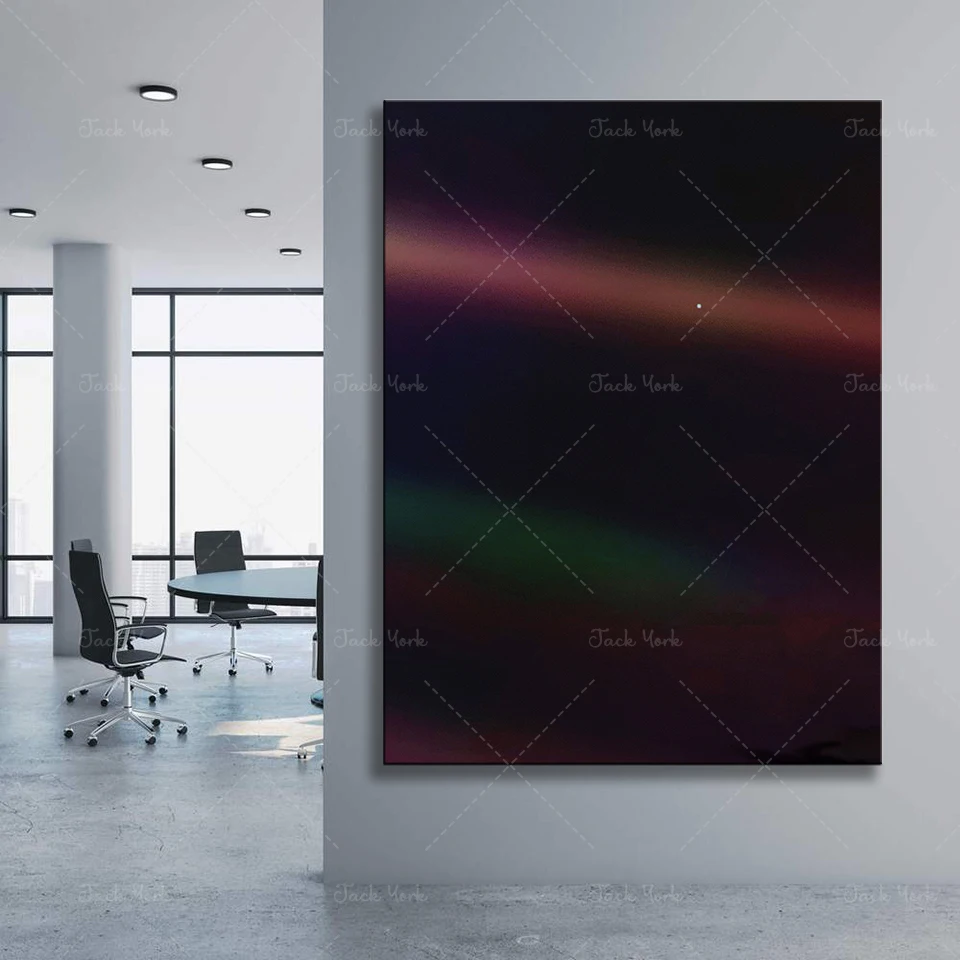 

Pale Blue Dot, Voyager 1, 1990 (Horizontal) — poster