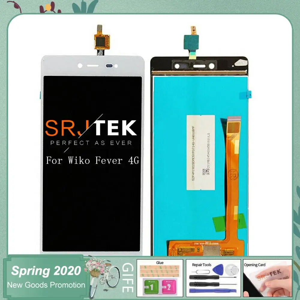 5 2 &quotдля Wiko Fever 4G LCD сенсорный экран дисплей дигитайзер сборка для 4g заменяет