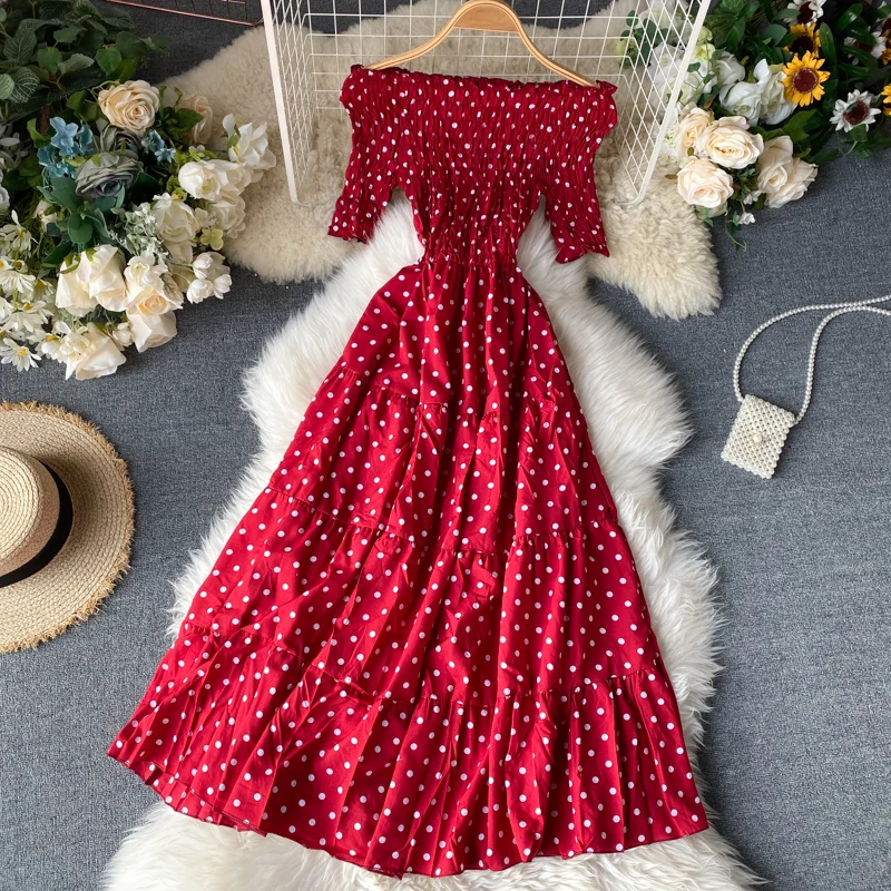 Женское облегающее платье миди с цветочным принтом и открытыми плечами|Женские