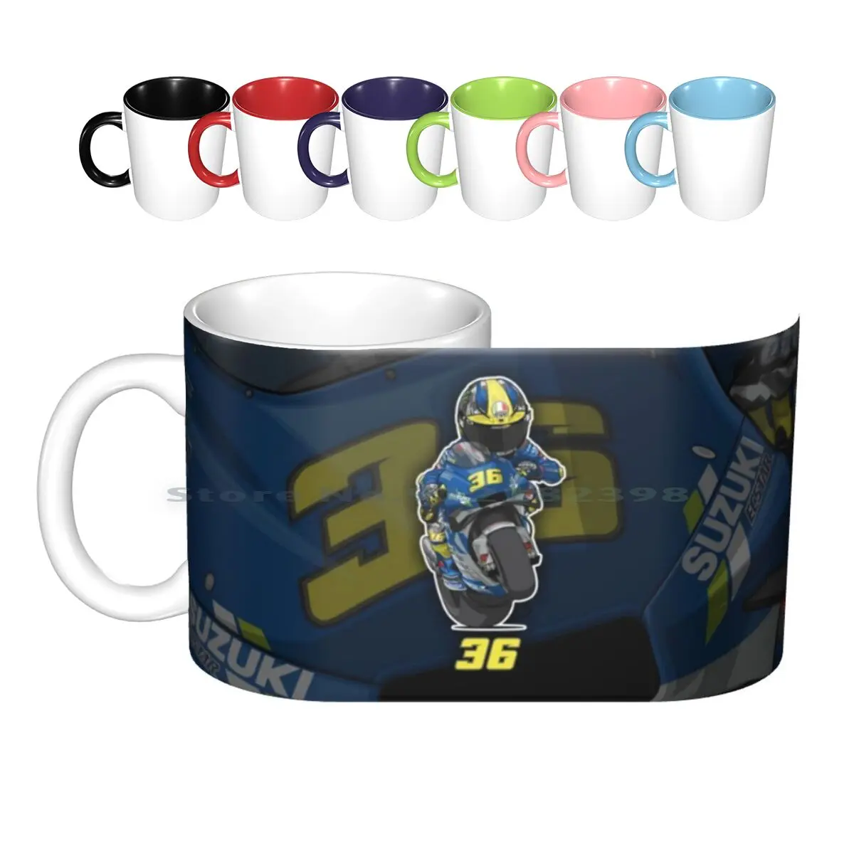 

Joan Mir V-1 Ceramic Mugs Coffee Cups Milk Tea Mug Japan Mir Mir36 Jm36 Spain Spanish Racing Motorbike Motorbikes Motorcycle