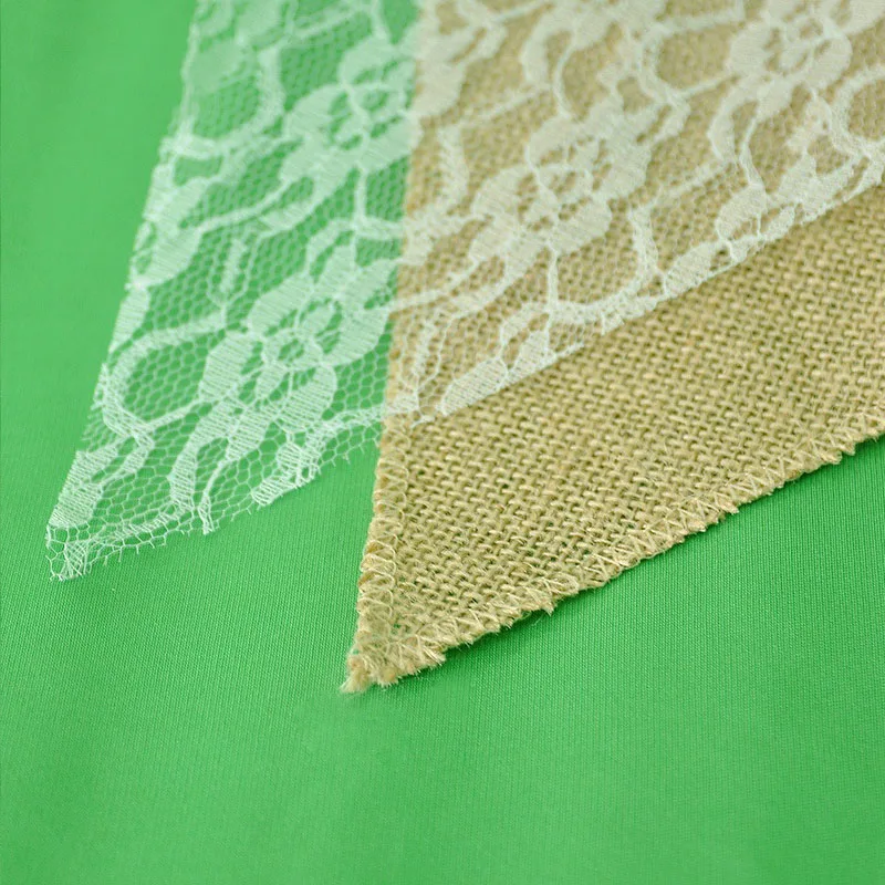 Свадебный декор кружевные флажки гвоздики 3 м Винтажные льняные украшения для