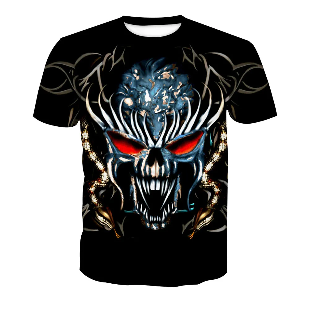 

KISSQIQI Men T Shirt 3D Printed Men Summer Short Sleeve Funny Top Tees Fashion Casual Clothing Maximum Asian Size S-3XL