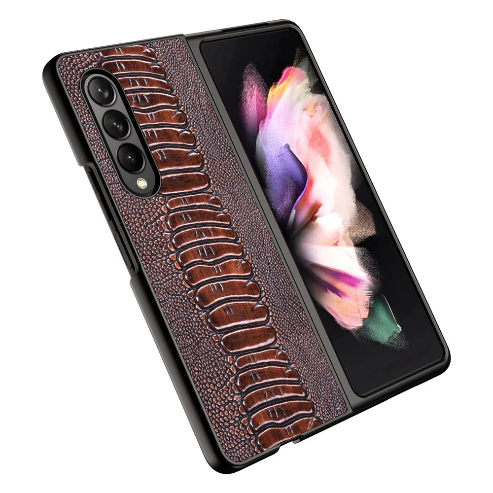 

2021 Leather Skin Cover Case for Samsung Galaxy Z Fold 3 5G Fold3 Fold2 Fold 2 Z Flip 3 Flip3 Shockproof Ultra Thin Protective B