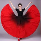 Костюм Цыганский женский для танца живота, традиционный костюм с юбкой фламинго, 180-360 градусов