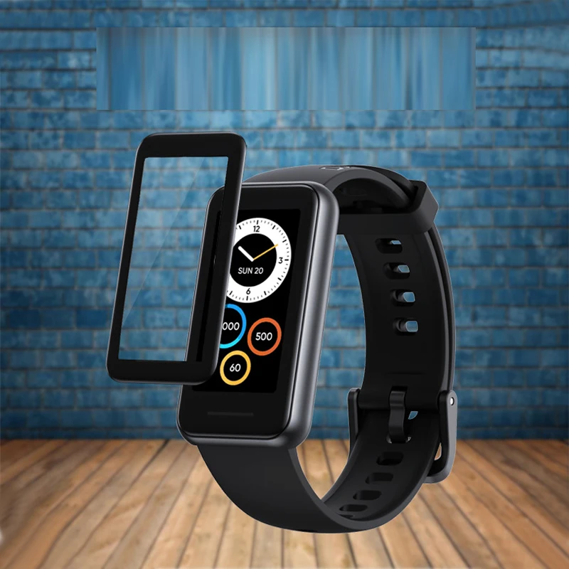 

3D Защитная пленка с закругленными краями для Realme Band 2 Sport Smartband, защитный чехол на весь экран, аксессуары для часов Band2