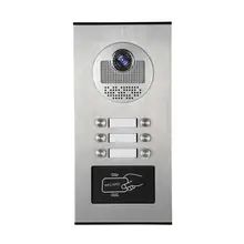 SmartYIBA 7 RFID Video Door Phone Doorbell Kits Villa Building Video Intercom System Max Support 12pcs Monitor For Option
