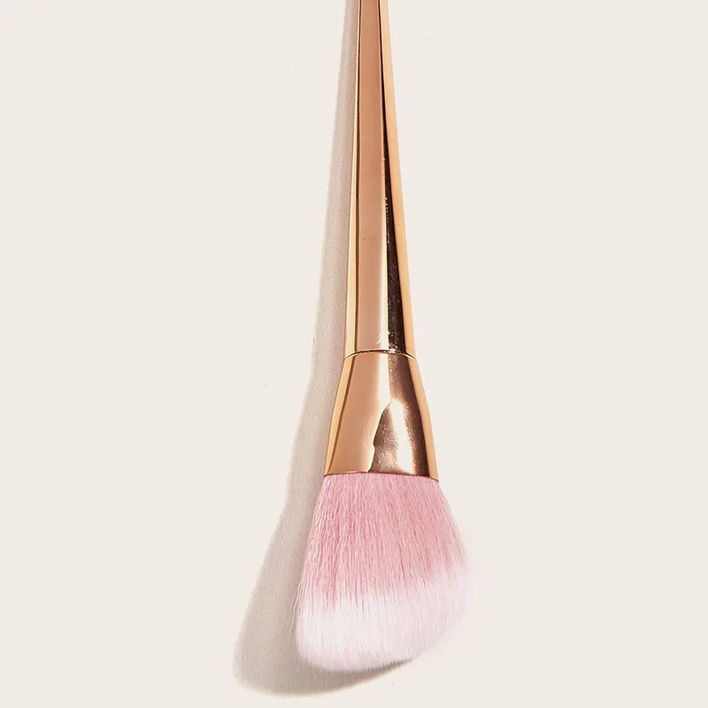 Розовое золото порошок кисти для макияжа румян растушевки тональной основы