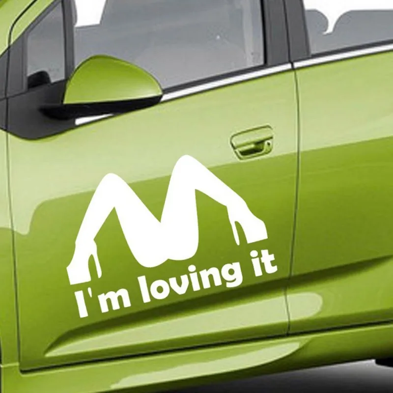 Высокая Автомобильная 3D наклейка для автомобилей ПВХ мне нравится забавная