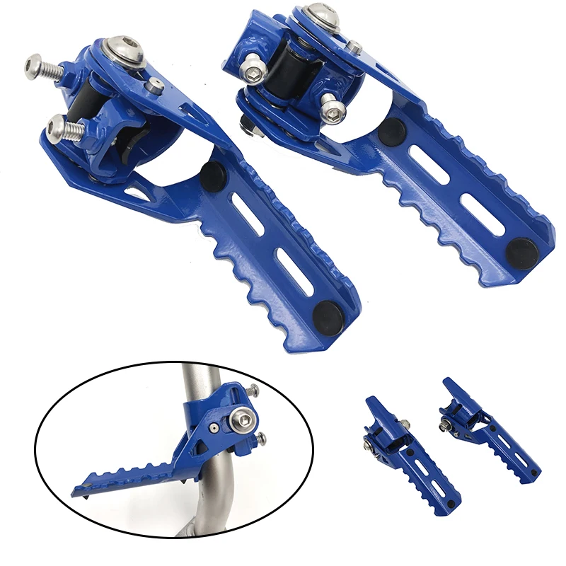 

Motorcycle Highway Front Foot Pegs Folding Footrests Clamps 22-25mm For BMW R1250GS R 1250 GS adv adventure LC HP GSA 2019 2020