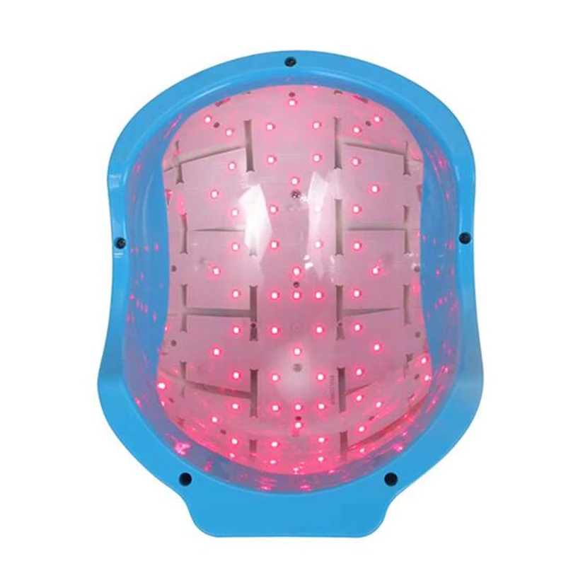 Hair LED Regrowth Rejuvenator Anti-hair Loss Cap Growth Helmet Stimulate Follicle Regeneration All Types White | Красота и здоровье