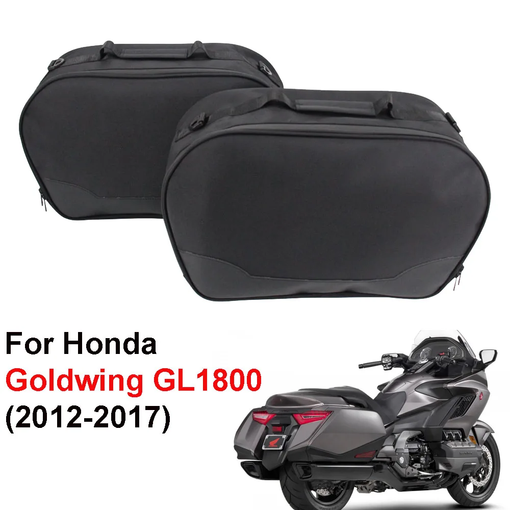 Motorcycle Trunk Saddlebag Saddle bags Liner Set For Honda Goldwing GL1800 1800 2012-2017