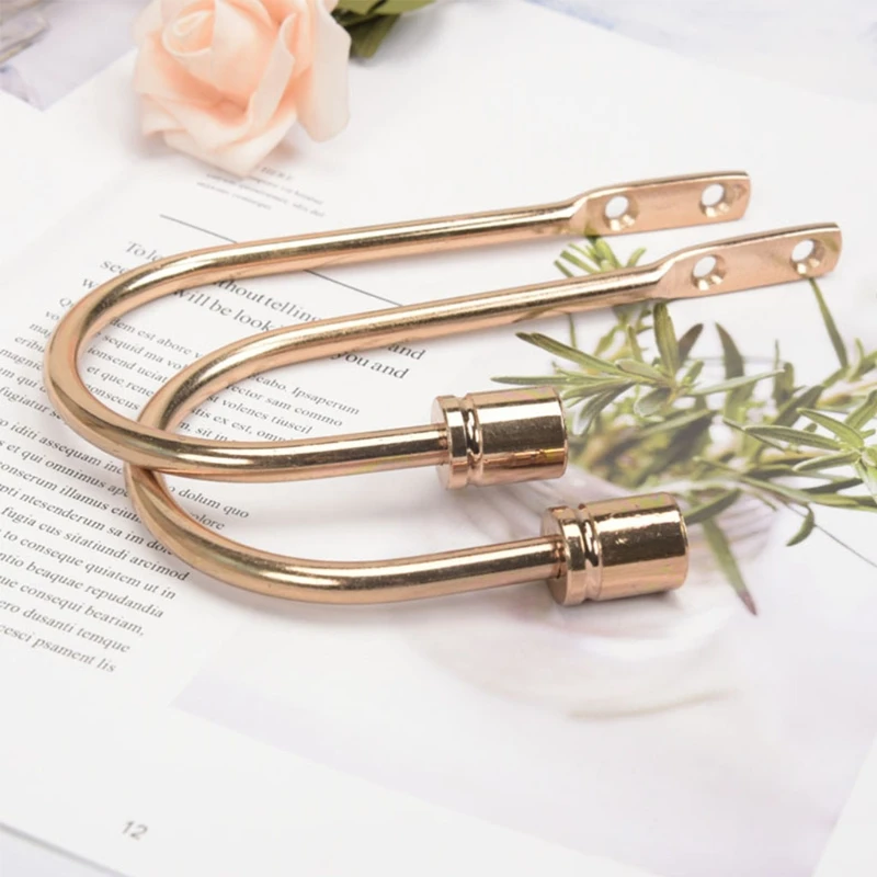 

Curtain Holdbacks, 2PCS U Shaped Hook Wall Mounted Tassel Curtain Tieback Hook Drapery Tiebacks Curtain Accessories
