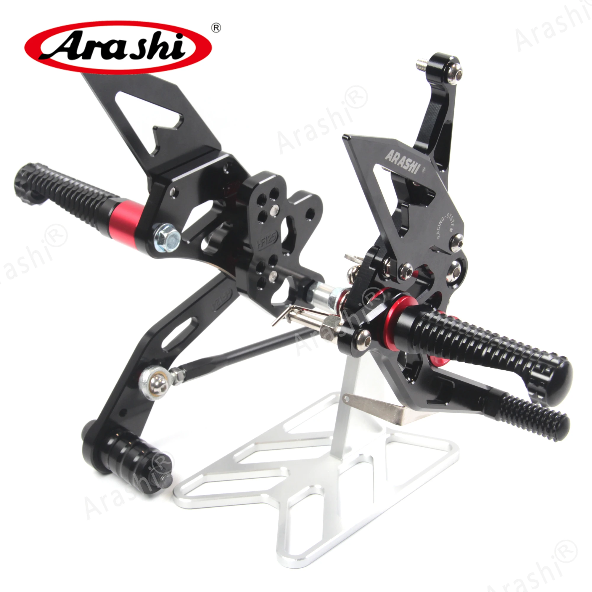 Arashi мотоциклист Регулируемые подножки для SUZUKI GSXR GSX-R 600 750 2006-2010 CNC Rearset подножки GSX R 600cc 750cc