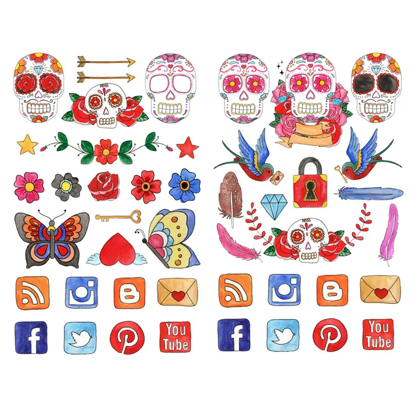 1 шт. Kawaii детские забавные слова эстетический скрапбук календарь журнал наклейки