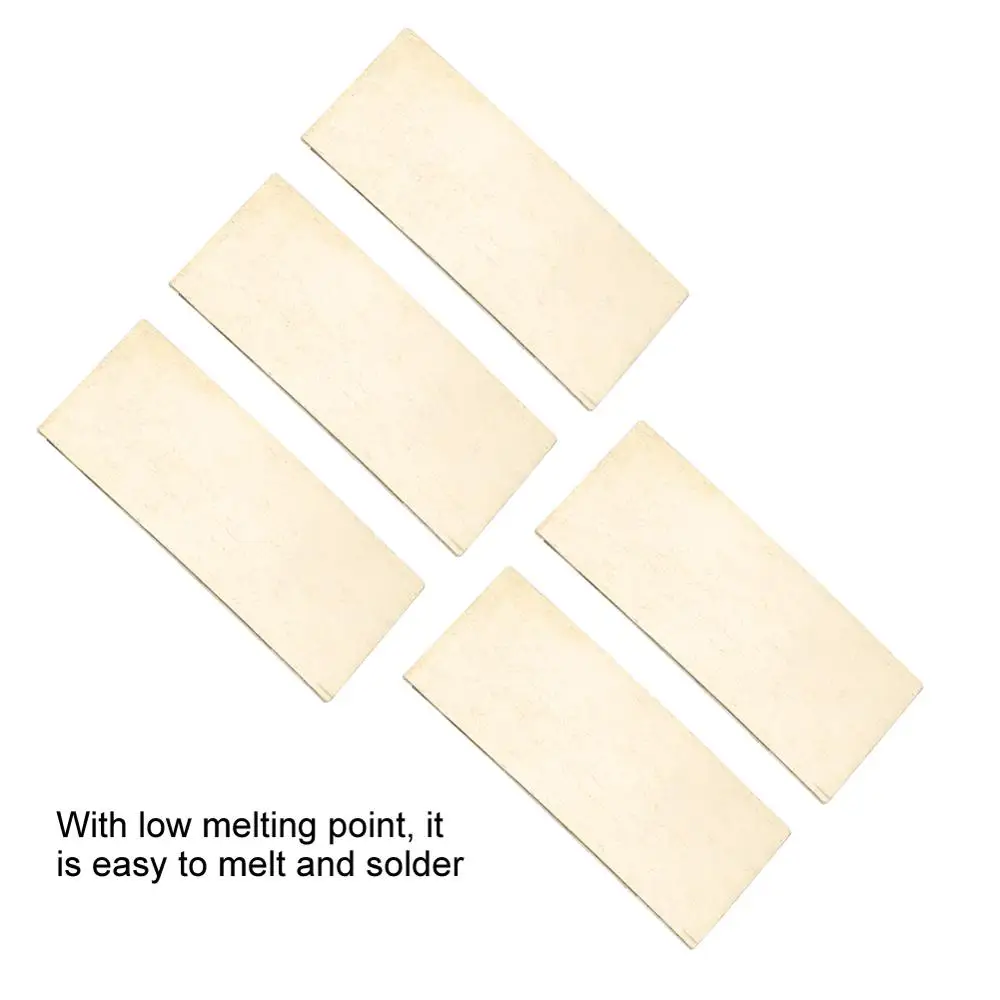 5 шт. серебряное сварочное лезвие пластина под припой с температурой плавления