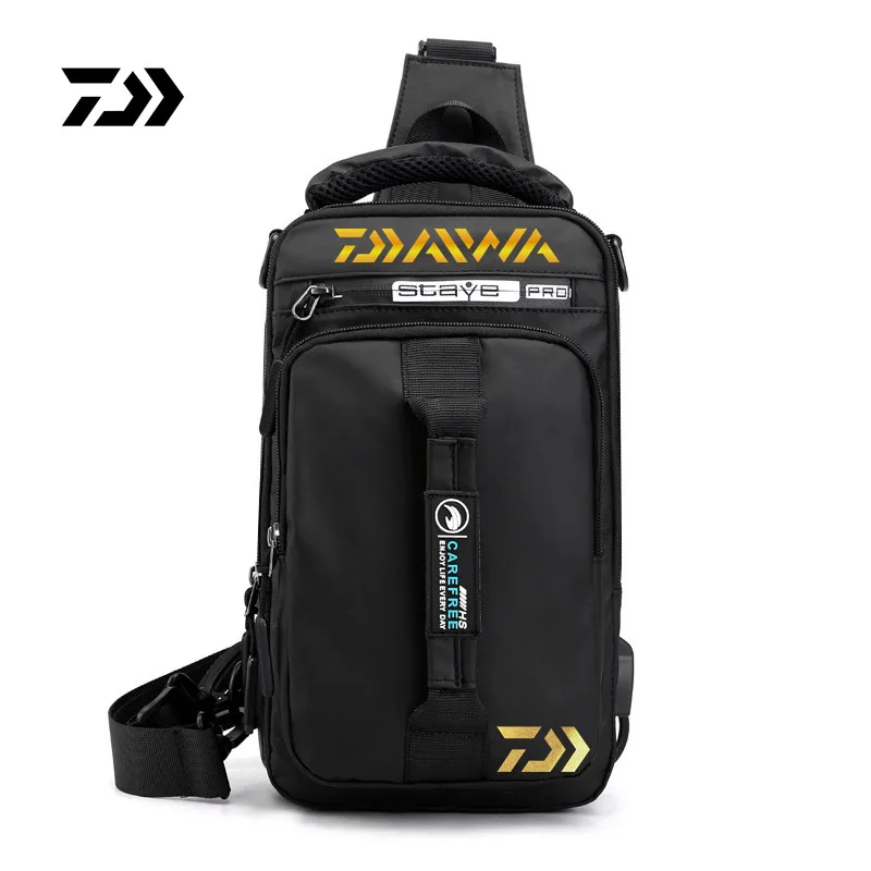 Новинка 2021 г. мужские и женские сумки Daiwa на одно плечо для рыбалки