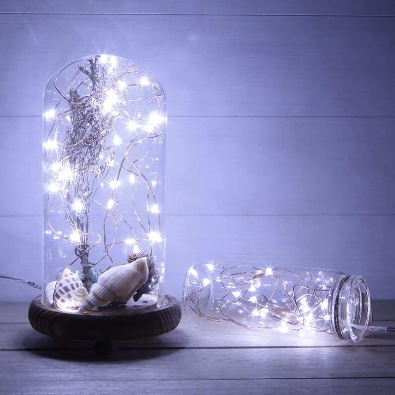 

2020 Latest Remote Control LED Outdoor Fairy Copper String Light Garland for Wedding,Christmas Battery USB Powered Decorative