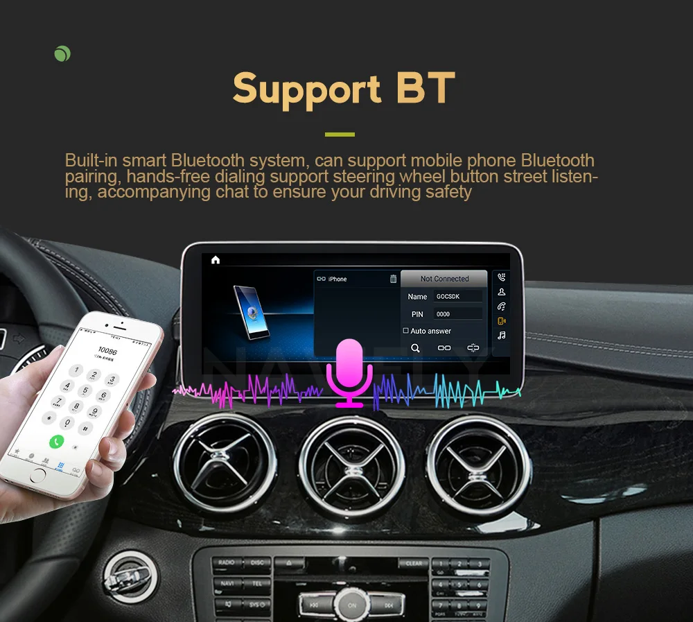 Автомобильный мультимедийный видеоплеер DSP 10 25 дюймов Android 0 GPS-навигация для Mercedes