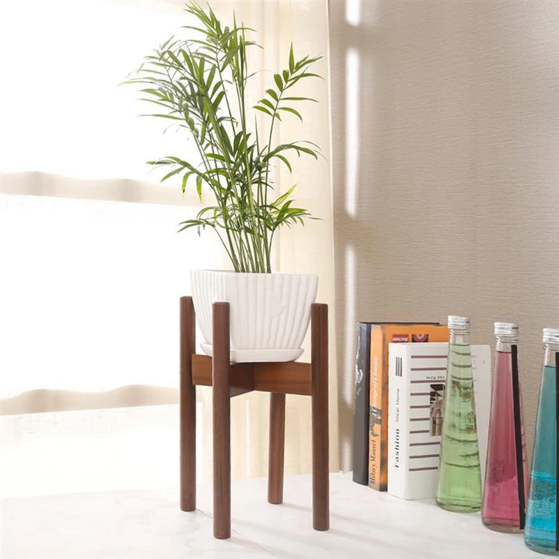 

LIXF Wooden Flower Pot Rack Practical Portable Rack Indoor Plant Rack Balcony Floor Plant Stand Flower Pot Supplies