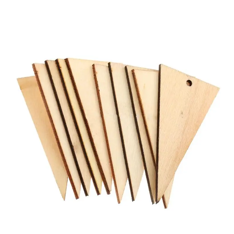 

10Pcs DIY Handmade Accessories Wood Chips Shapes Charms Pendants Crafts Jewelry Accessories ZXY9759