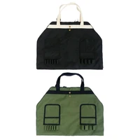 oxford cloth apronhandbag 2 in 1 picnic camping hiking storage pouch multifunction zipper hanging bag storage bag apron