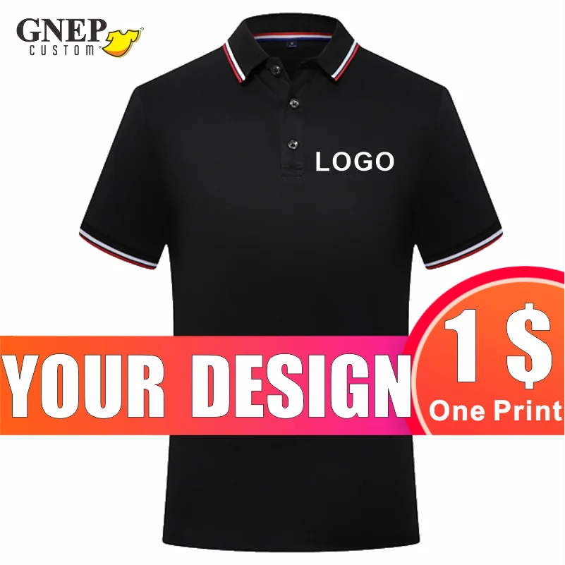 Летняя дышащая и крутая мужская рубашка поло повседневные Комбинезоны на заказ с