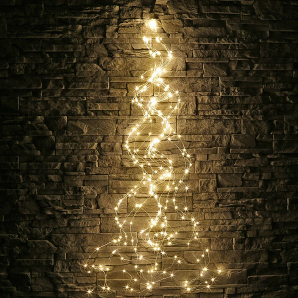 Гирлянда на солнечной батарее 100 светодиодный Дов/200 светодиодов огни в виде лозы