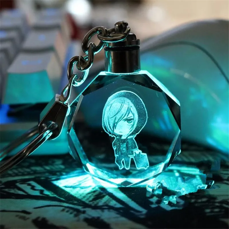 Аниме YURI! На льду косплей светодиодный брелок Victor Nikiforov хрустальный светильник