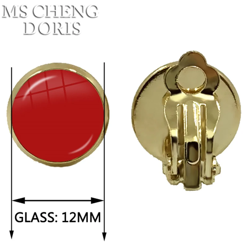 

Personalized Custom Clip Earrings Photo Mum Dad Baby Children Grandpa Parents Designed Photo Gift For Family Anniversary Gift