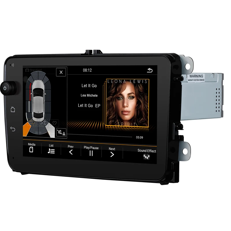 Автомобильный мультимедийный плеер DVD плеер android 8,1 для Volkswagen/Golf Polo/Tiguan/Passat CC/сиденье/Леон/Skoda/EOS " 2G/32 Gcar радио