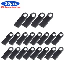 20pcs Free Logo Pendrive Usb 64gb PenDrive 32GB Usb Flash Drive 8GB Usb 2.0 Stick 16GB 128GB Flash Memory Stick Usb Flash Disk