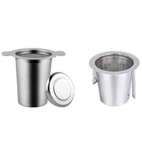 2 pcs stainless steel tea infuser filter reusable coffee filter a b
