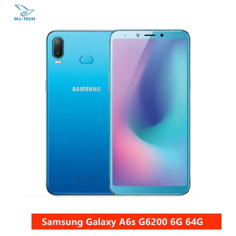 Samsung Galaxy A6s G6200 6 ГБ 64 Гб 0 &quotFHD + ram rom Восьмиядерный мобильный телефон Snapdragon 660 3300 мАч