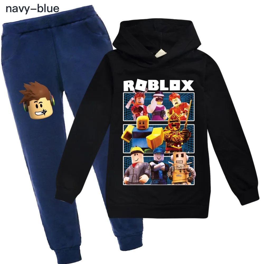 Осенний спортивный костюм Robloxing для девочек и мальчиков комплект из 2 предметов