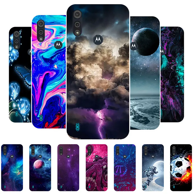 

For Moto E6S 2020 Case Silicone Soft TPU Space Phone Case For Motorola Moto E6i Case Back Cover For Motorola Moto E6S 2020 Case