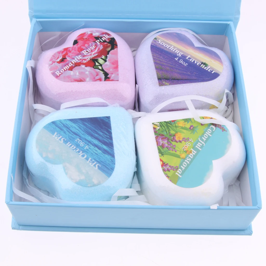 

4Pcs 140g Women Lady Scented Bath Salt Moisturizing Bubble SPA Bomb Ball Set