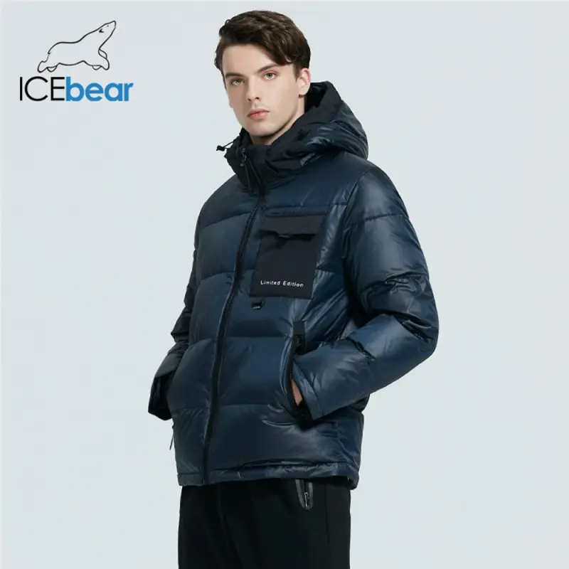 

ICEbear 2021 winter men's jacket high quality men's windproof and warm jacket fashionable men's coat MWD20971I