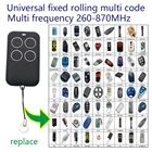 Универсальный Фиксированный многокодовый пульт дистанционного управления для ворот гаража, 433,92 МГц, 868,3 МГц, 330 МГЦ, 315 МГц