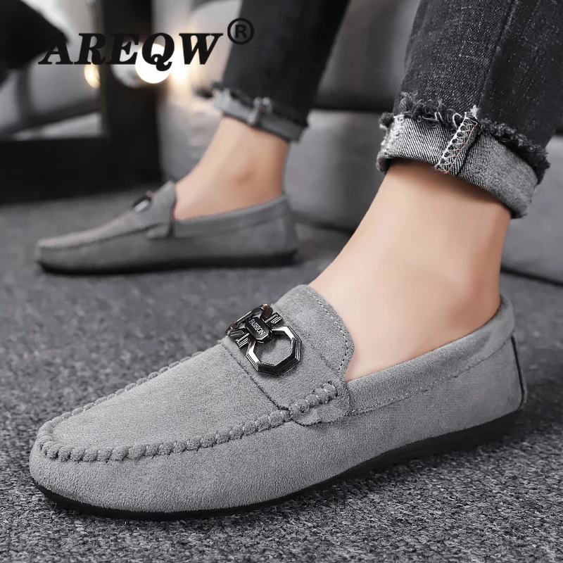 

Новые мужские лоферы Удобная обувь повседневная обувь для мужчин; Дышащие слипоны; Обувь из мягкой кожи мокасины, обувь для вождения