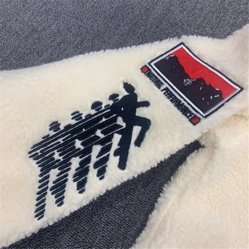 

Lamb Wool FLEECE Travis Scott Cactus Trails Hoodie Men Women ZIP Embroidery Sweatshirts Pullovers