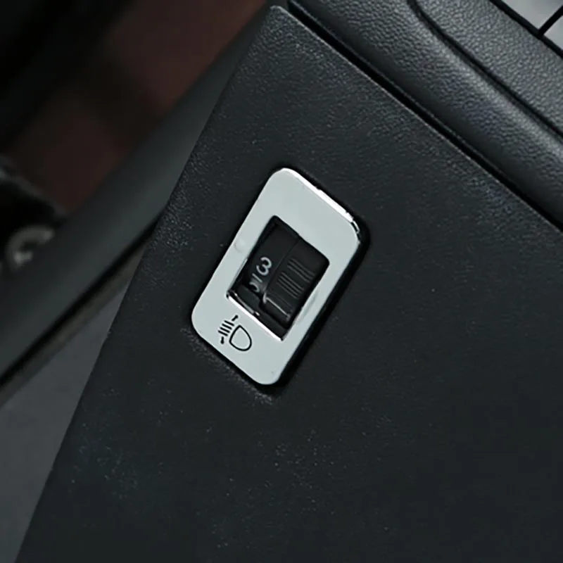 

1pc for Peugeot 2008 3008 301 308 408 508 Headlight adjustment switch Decorative frame