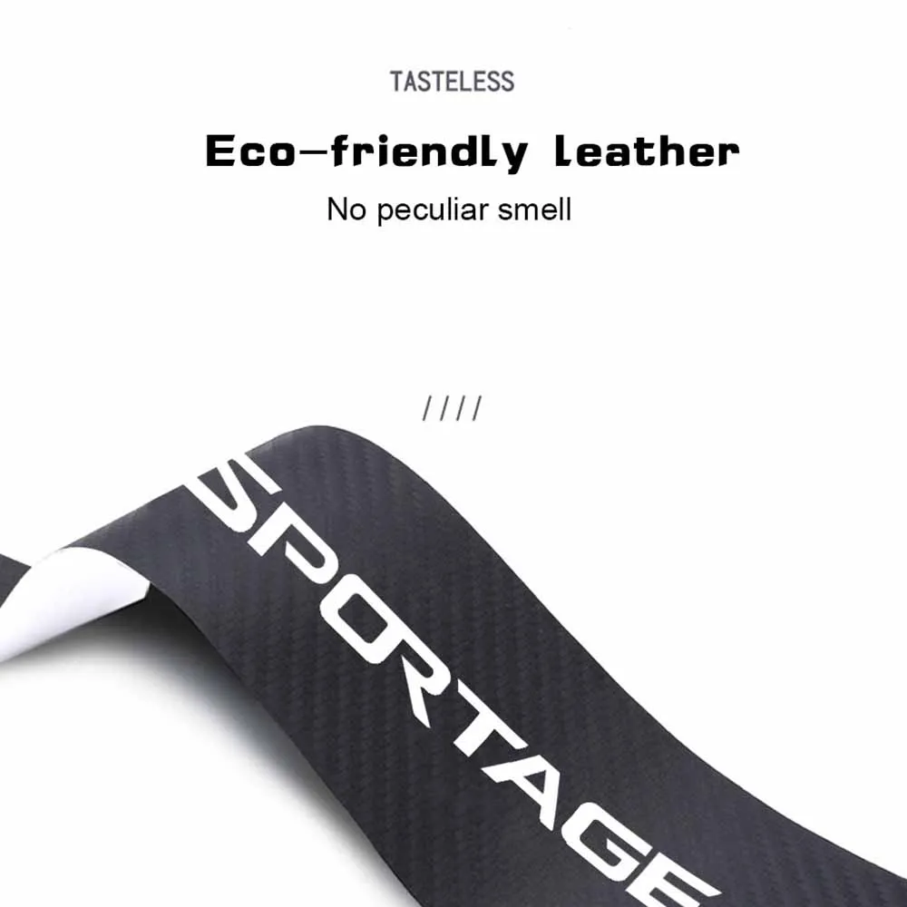 4 шт. порог машины имитация углеродное волокно защиты наклейки для автомобиля kia