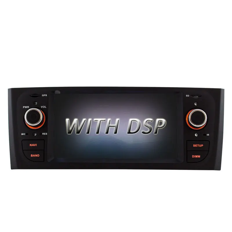 WITH DSP LJDA Android 9,0 Автомобильный мультимедийный плеер для Fiat Grande Punto Linea 1 Din автомобильный Радио gps Навигация стерео Восьмиядерный автоаудио - Цвет: WITH DSP