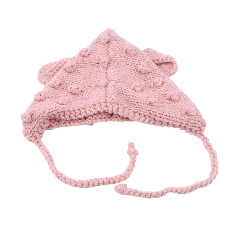 Детская шапка модная детская шаровая утолщенная теплая Осенняя уличная